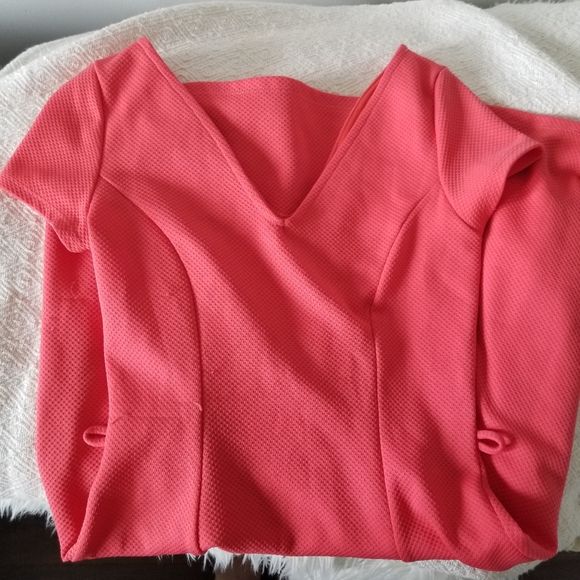 Suzy Shier Hot pink flowy Dress - Picture 2 of 5